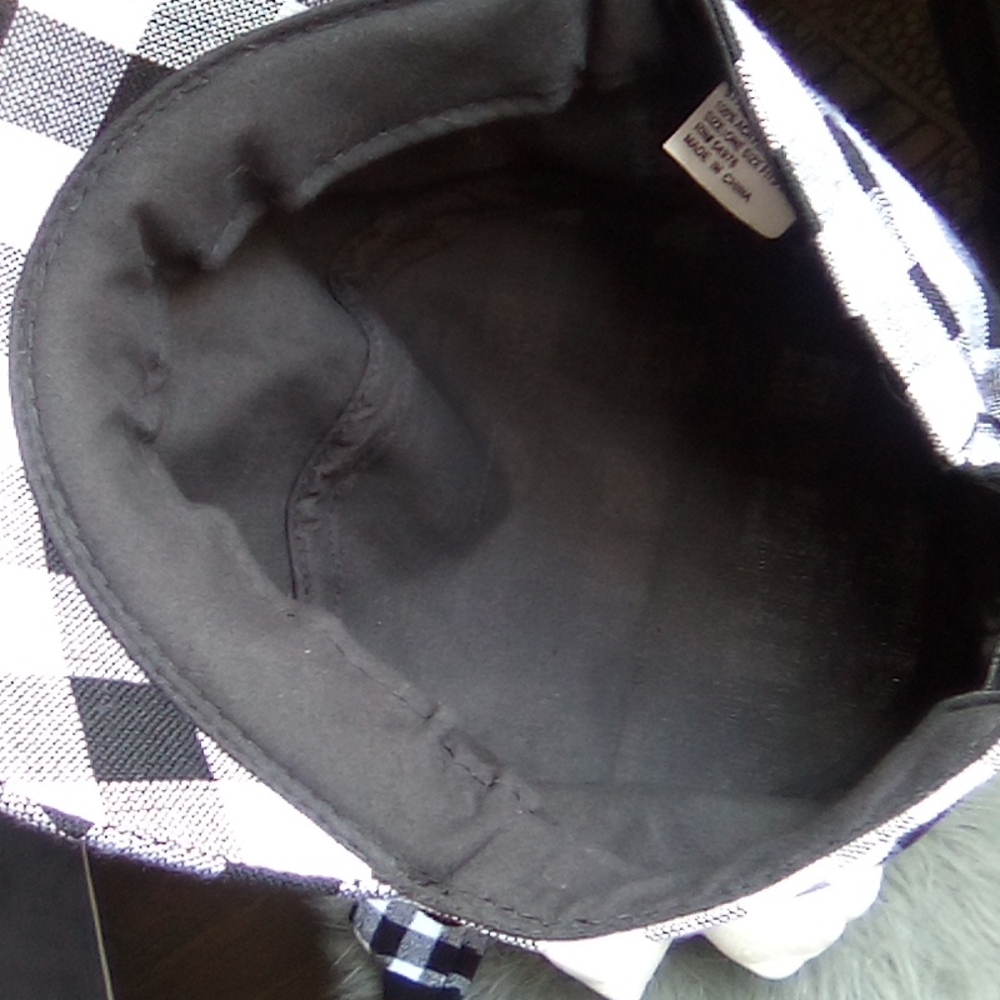 Black and White Buffalo Check Cadet Cap NWT D&Y - Picture 12 of 14